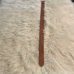 Lucky Brand Brown &Black Leather Belt with Distressed Finish and silver buckle Photo 4