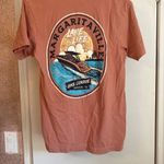 Margaritaville Lake Conroe TX Graphic Tee Small 100% Cotton Short Sleeve Rust Co Orange Photo 1
