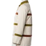 Tory Burch  Vintage-Style Cream
Jacket with Green & Brown Size 2 - Brass Hardware Photo 7