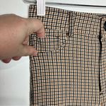 ZARA  plaid houndstooth pattern skinny‎ pants size medium Photo 1