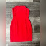 Anthropologie BLACK HALO X Valerie Strapless Ruffle Dress Photo 3