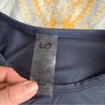 TLF Athletic Graphite Grey cropped long sleeve with open back size medium Gray Photo 2