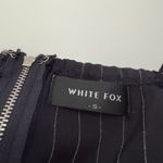 White Fox Boutique White Fox Crop Top bralette striped adjustable spaghetti strap twist front zip S Photo 6