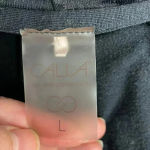 Calia by Carrie Underwood Funnel Neck Top Size Large Black Long Sleeve Textured Photo 5