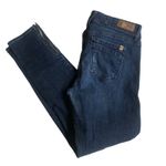 Devine Rights Denim Blue Skinny Jeans Zip Ankle Womens 30 Blue Stretch Fall Y2K Photo 1