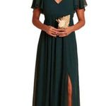 Birdy Grey Hannah Emerald Green Empire Dress Size XS Bridesmaid Event Pockets Photo 0