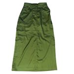 House Of Harlow Green Maxi Skirt With Slit XXS Photo 1