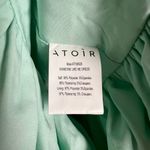 Atoir Someone Like Me Mint Blue Ruffle Hem Puff Sleeve Mini Dress Size 10 Green Photo 11