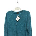 Bob Mackie Vintage  Wearable Art Sequin Shimmer Wave Button Jacket NWT Size 2X Photo 1