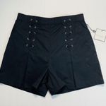 Laundry by Shelli Segal Laundry By Shelli High Rise Black Shorts Size M Photo 4