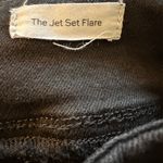frame denim  Black Jet Set Flare Jeans Photo 4