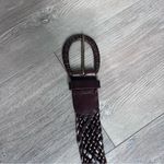 Women’s Brown Braided Leather Belt Western Boho Festival Photo 1