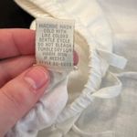 J.Jill White 100% Linen Embroidered Eyelet Costal Summer Maxi Skirt Size Medium Photo 10