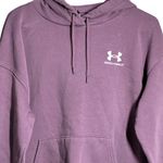 Under Armour Women Purple Fleece Hoodie Sweatshirt Size M Loose Fit Logo Photo 1