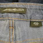 Eddie Bauer 14 / 32 LONG Dark Wash Blue Jeans Straight Leg Stretch SU5098 Photo 8