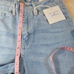 Just Black Demin. Light Demin Jeans Cropped Straight Leg Blue Size 25 Photo 8