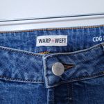 Warp + Weft Jeans Distressed Button Fly CDG Paris Cigarette Size 25x26 Blue Photo 4