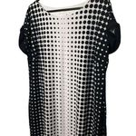 Chico's  Ladies Short Sleeve White Black Business Office Wear Career Dress SZ 3 Photo 3