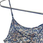 Heart & Hips  Animal Print Flirty Lace Up Back Mini Dress Small Photo 8