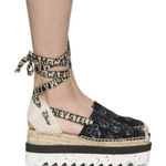 Stella McCartney  x Disney Mickey Mouse Platform Lace Up Espadrilles Sandals Size Photo 0
