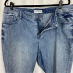 Lane Bryant  Crochet Edge Mid Rise Pedal Pusher Jeans Sz.18 Photo 6