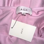 ALC Frank NWT ALC Sienna Strappy Cut Out Back Pink Halter Satin Slip Dress in Tube Rose 8 Photo 4
