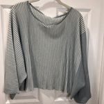 Wynne Layers Striped‎ Ribbed Knit Top Long Sleeve V Photo 1