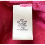 Jennifer Lopez Faux Wool Coat Hot Pink Fuchsia Moto Motorcycle Long Edgy Jacket Photo 5