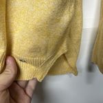American Eagle  Women’s Small Yellow V-Neck Sweater Long Sleeve Pullover Photo 5
