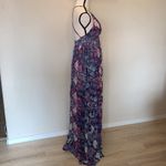 Windsor  mermaid print maxi cami open back dress purple blue Photo 2