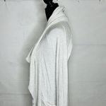 Athleta  Pranayama Restore Wrap Open Cardigan Sweater Heather Gray Sz XXS Photo 4