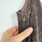 Vintage Scott McClintock Brown Leopard Print Maxi Dress Womens 6 Formal Glitter Photo 8