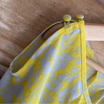 Gap Factory flowy lightweight floral 3/4 sleeve cold shoulder blouse size XL Yellow Photo 9