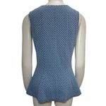 H by Halston ✨ Sleeveless Jacquard Peplum Sz Large Top✨ Photo 3