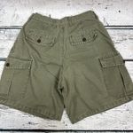 Gap  Olive Green Cargo Shorts Womens [Size 28] Pleated High‎ Rise Vintage Style Photo 4