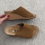 EUC Papillio by Birkenstock Namica Sandals Wedge tan suede cork sandal Brown Size 6 Photo 4