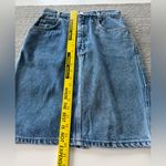 Vintage 80s 90s Calvin Klein Blue Denim Jean Mini Pencil Skirt Sz 6 Fits 0 2 4 Photo 5