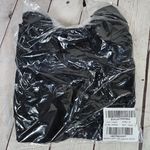 J.Crew  Ruched V-neck top in stretch cotton blend Black M‎ Photo 7