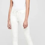 L'Agence  Tilly Mid-Rise Ivory Slim Straight Jeans Macadamia Size 27 Photo 0