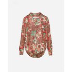 Alix Of Bohemia | Gogo Silk Shirt Brown Chocolate Print | XS Red Photo 6