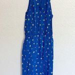 Splendid Blue Floral High Low Summer Tank Top Dress Photo 8