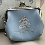 Rare HTF Japan Purchased Sanrio 2020 Cinnamoroll Twin Pouch + Coin Purse New! Blue Photo 1