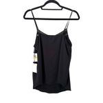 1. State  Chiffon‎ Trim Camisole Black NWT Sz Small Photo 5