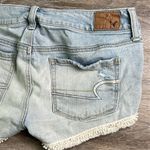 American Eagle  Outfitters Shortie Stretch Light Wash Denim Short Shorts Size 2 Photo 8