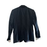 Banana Republic  Stretch Black Button Front Cuffed Sleeve Blazer // size 6 Photo 5