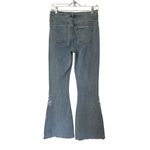 Venus Floral Applique Wide Leg Flare Bootcut Jeans size 6 Photo 1