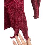Seven7  Red Burgundy Chenille Cardigan Soft Pockets Size Small Photo 5