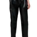 BLANK NYC NWT Stay Real Black Vegan Leather Crocodile Print Pants 28 Photo 0
