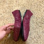 Free People  Cara Ballet Flats Leather Wild Mulberry Photo 8