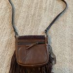 Turquoise Leather Fringe Purse Blue Photo 2